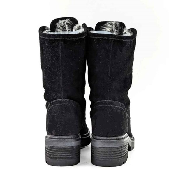 Canyon Mid-calf Ankle Combat Leather Boots Szs 9 and 9.5 NEW - Picture 3 of 12
